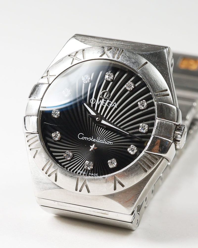 Omega Lady-Constellation 28mm Diamond Dial Full Set Watch