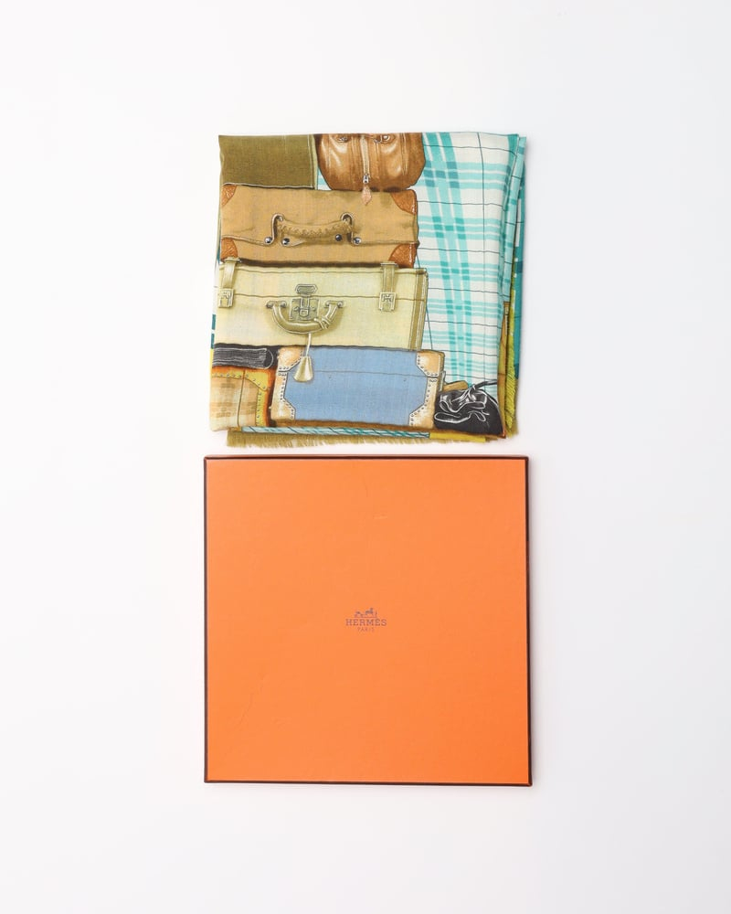 Hermès Cashmere Silk Scarf