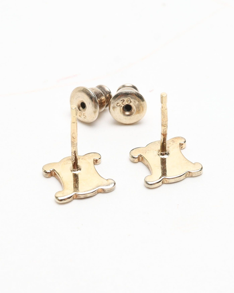 Celine Céline Triomphe Studs Earrings