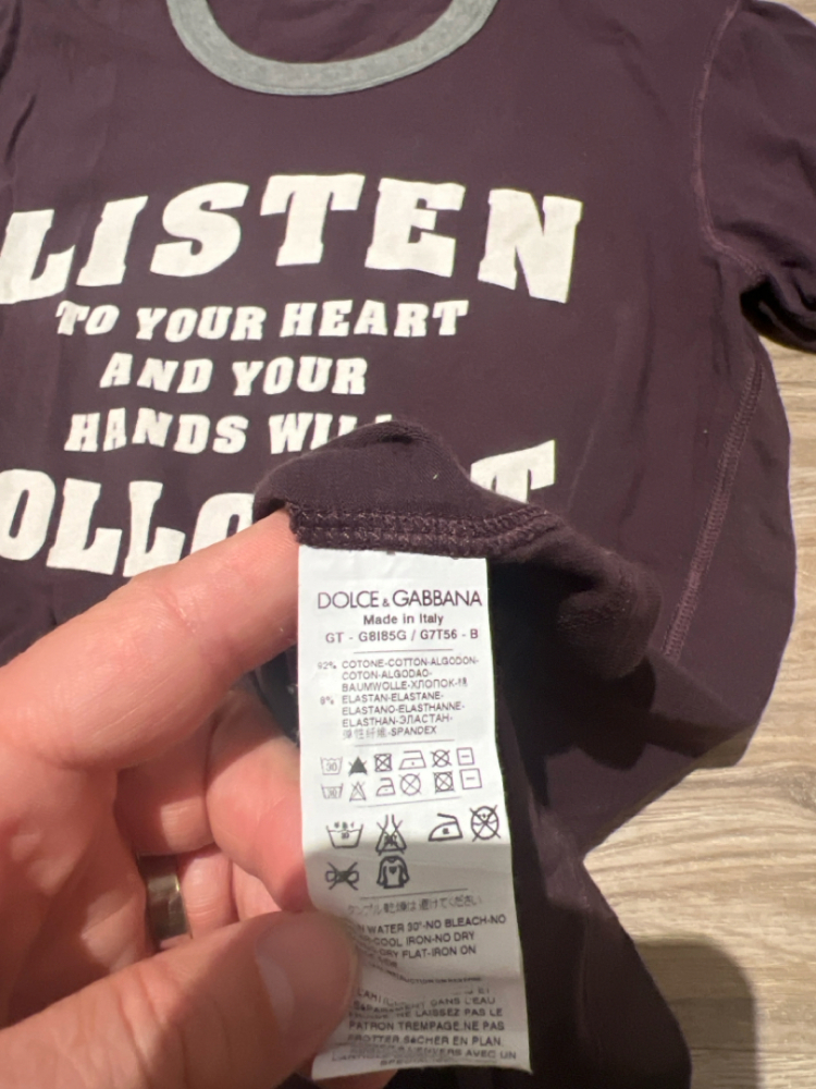 Dolce&Gabbana Fabriqué en Italie
