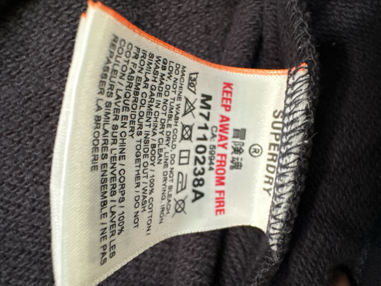 Superdry Vêtements d'athlétisme