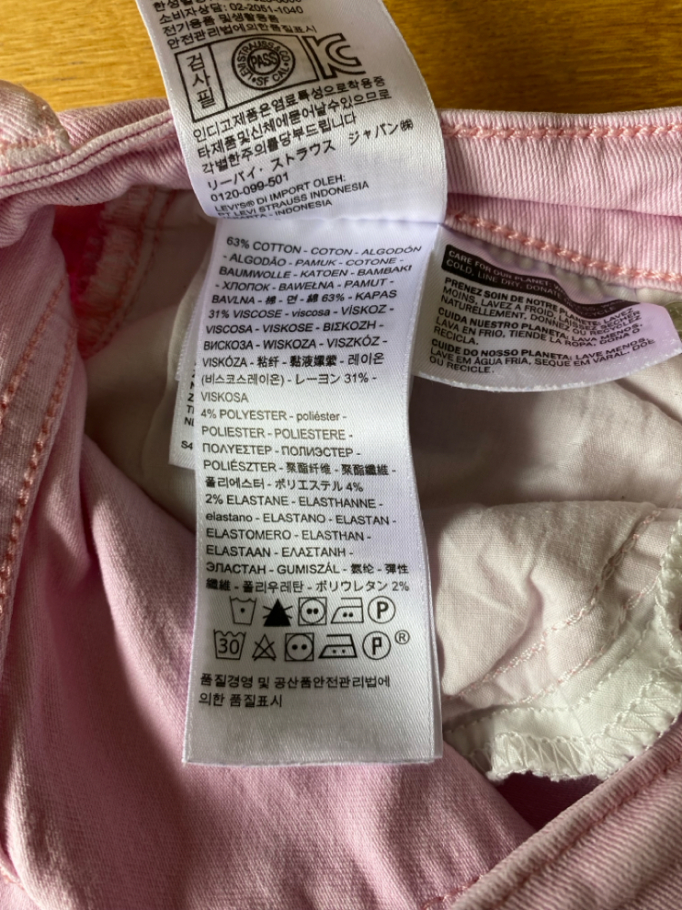 Levi's Jeans hellrosa