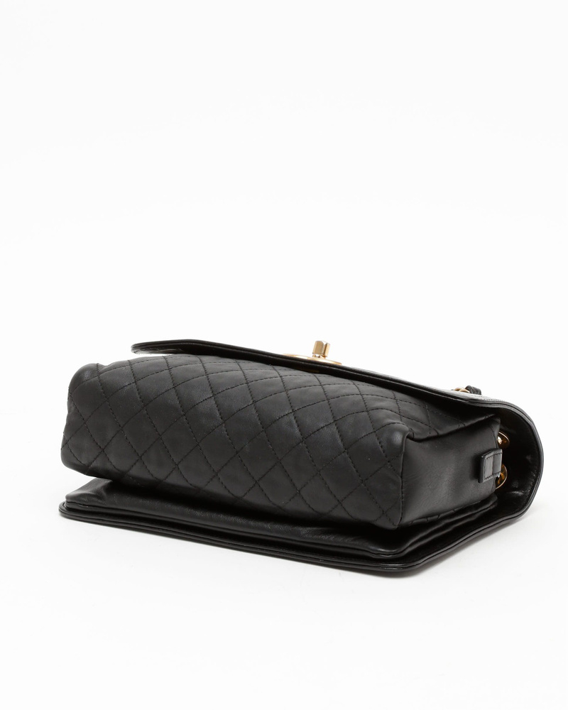 Chanel Glazed Zip Flap Bag