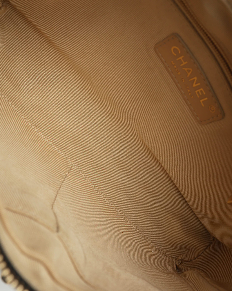 Chanel Glazed Zip Flap Bag