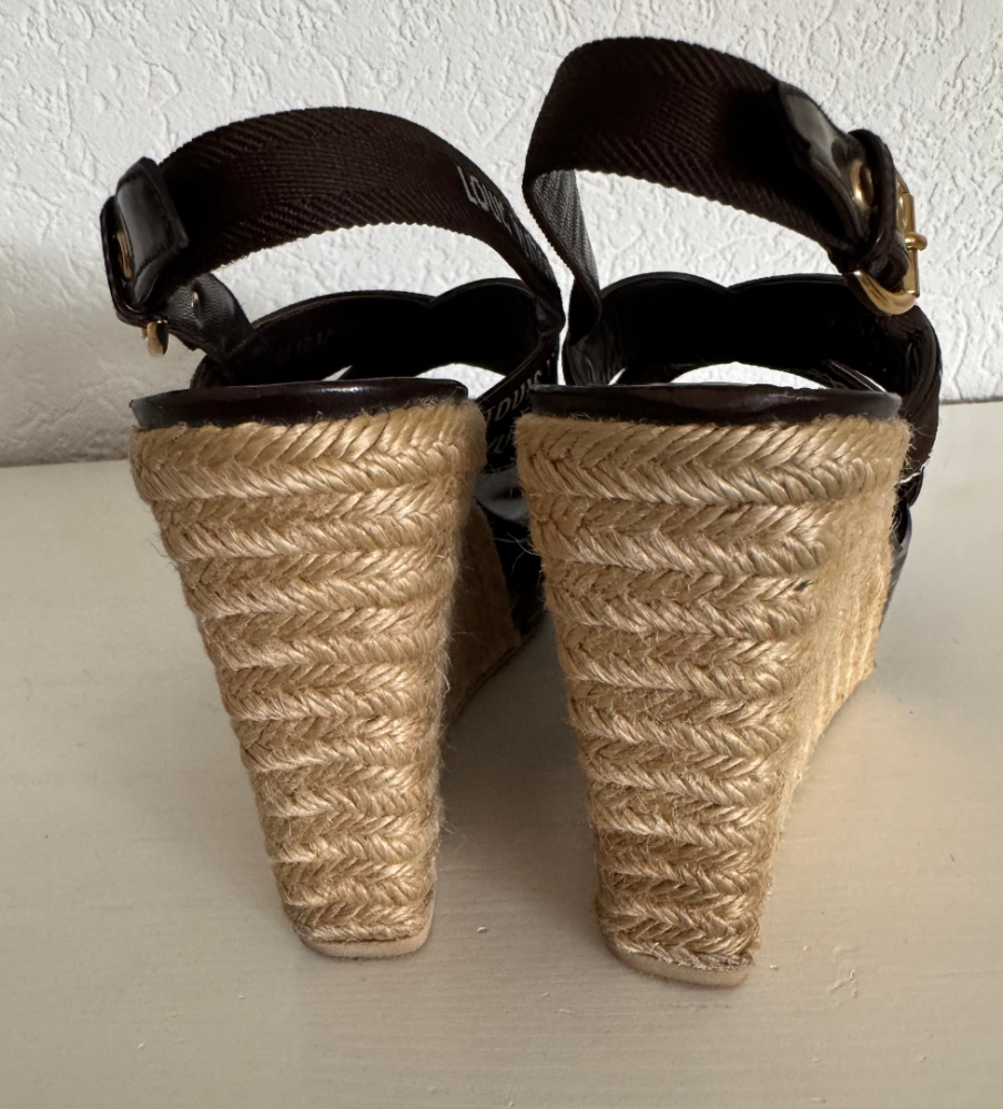 Louis Vuitton leather mules