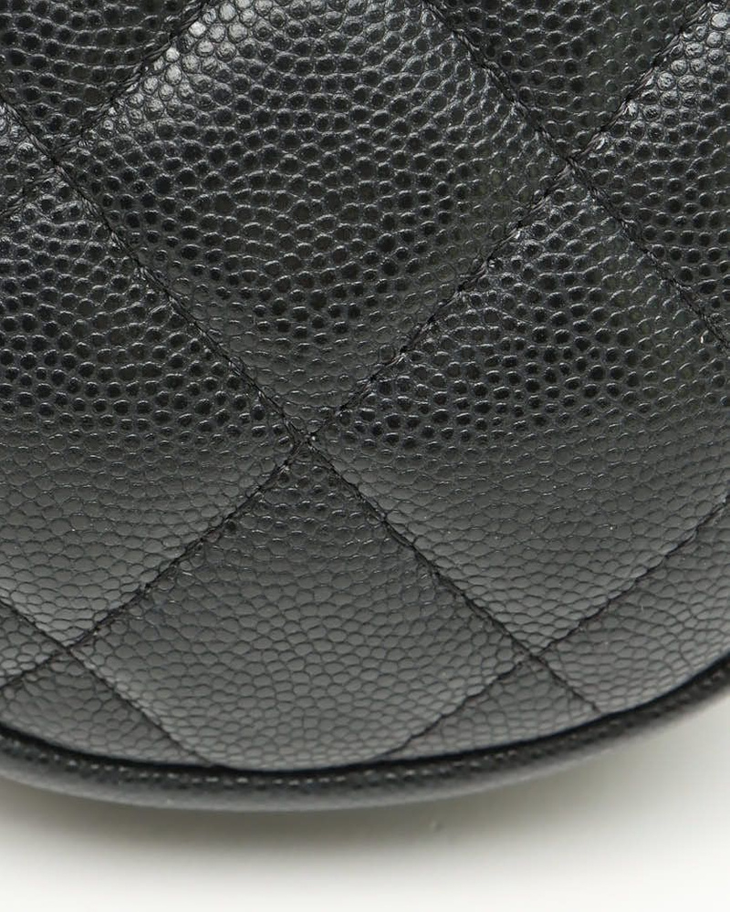 Chanel CC Caviar Round Chain Bag