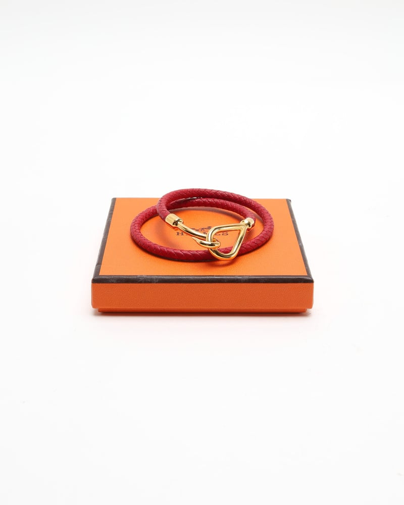 Hermès Jumbo Double Leather Bracelet
