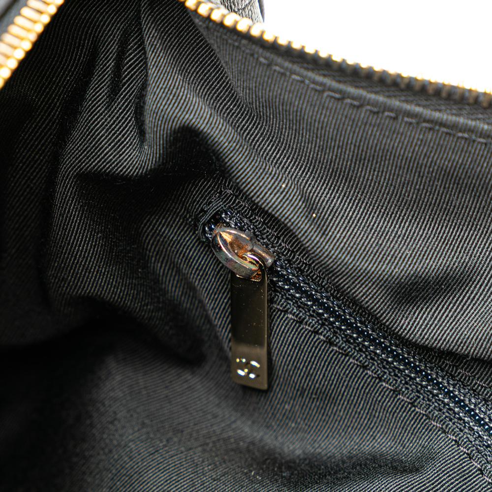 Chanel B Chanel Black Lambskin Leather Leather CC Choco Bar Lambskin Shoulder Bag Italy