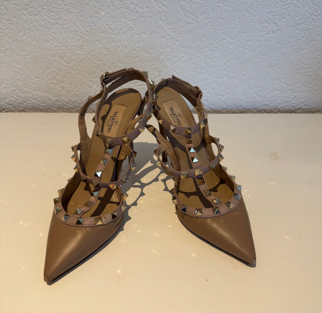 Valentino Garavani Rockstud-Absätze aus Leder