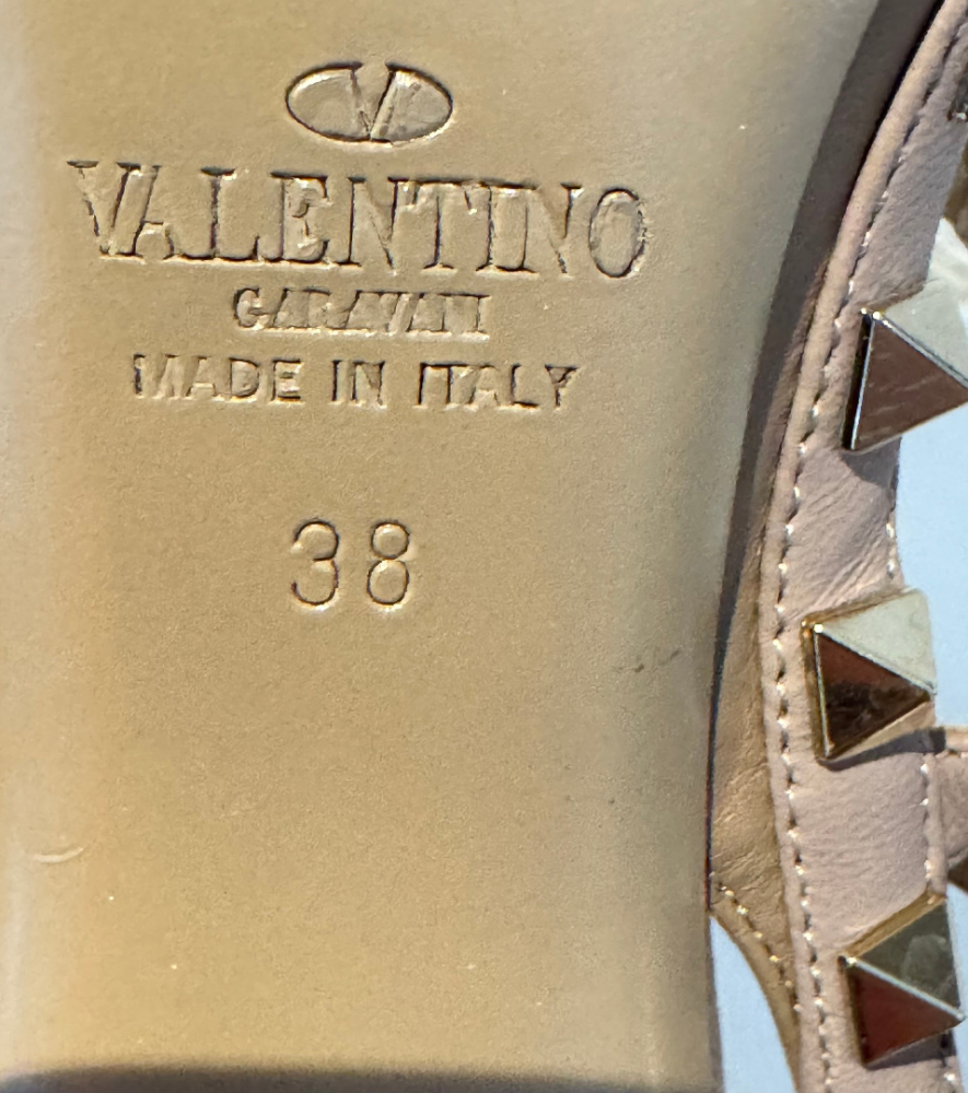 Valentino Garavani Rockstud-Absätze aus Leder