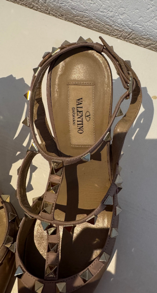 Valentino Garavani Rockstud-Absätze aus Leder