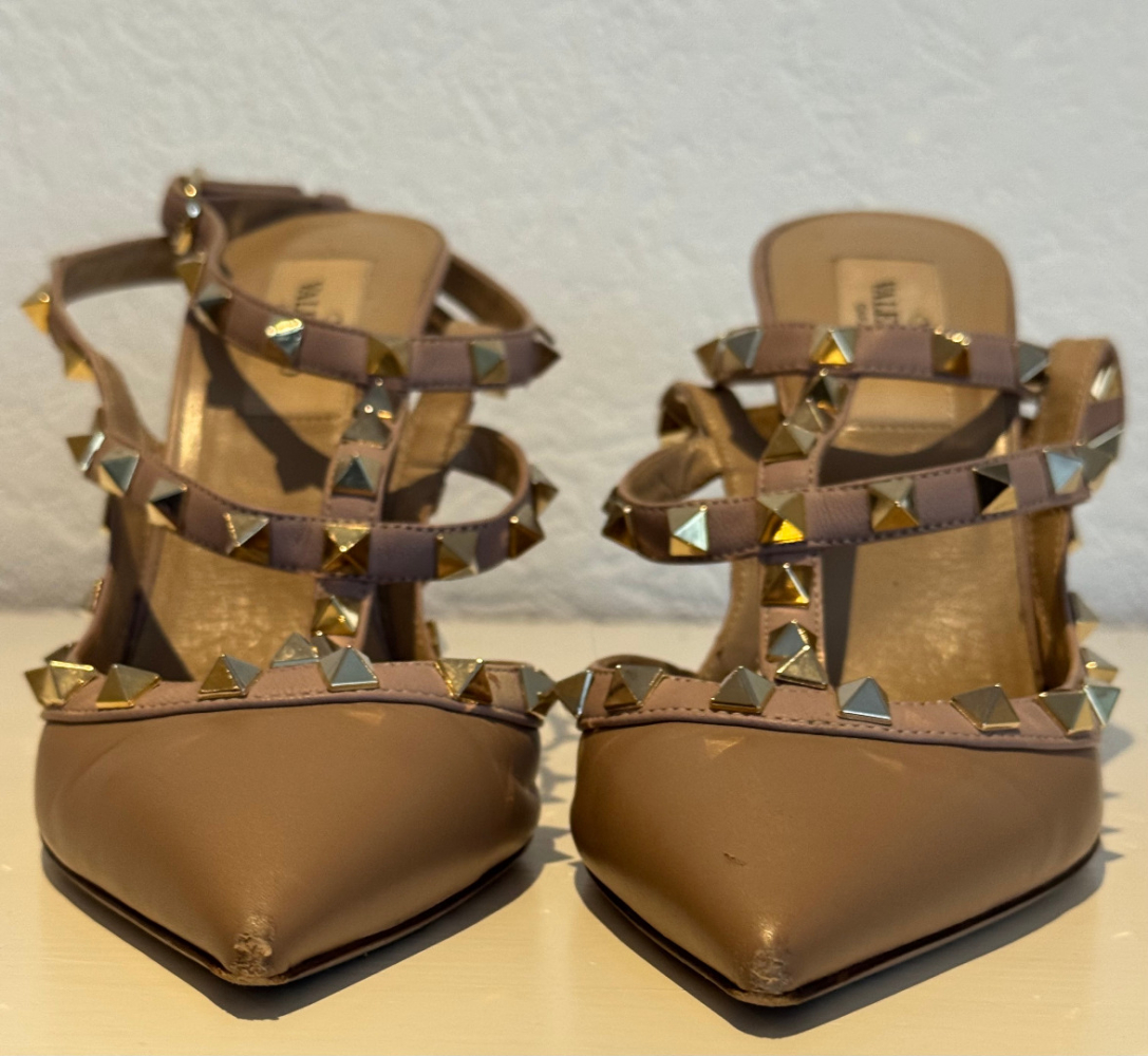 Valentino Garavani Rockstud-Absätze aus Leder