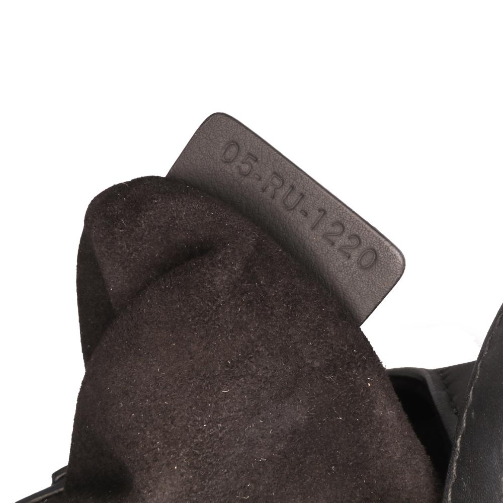 Christian Dior B Dior Black Calf Leather Mini Ultra Matte skin Saddle Bag Italy