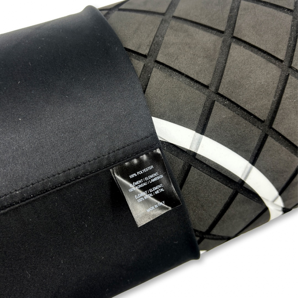 Chanel yoga mat in black foam