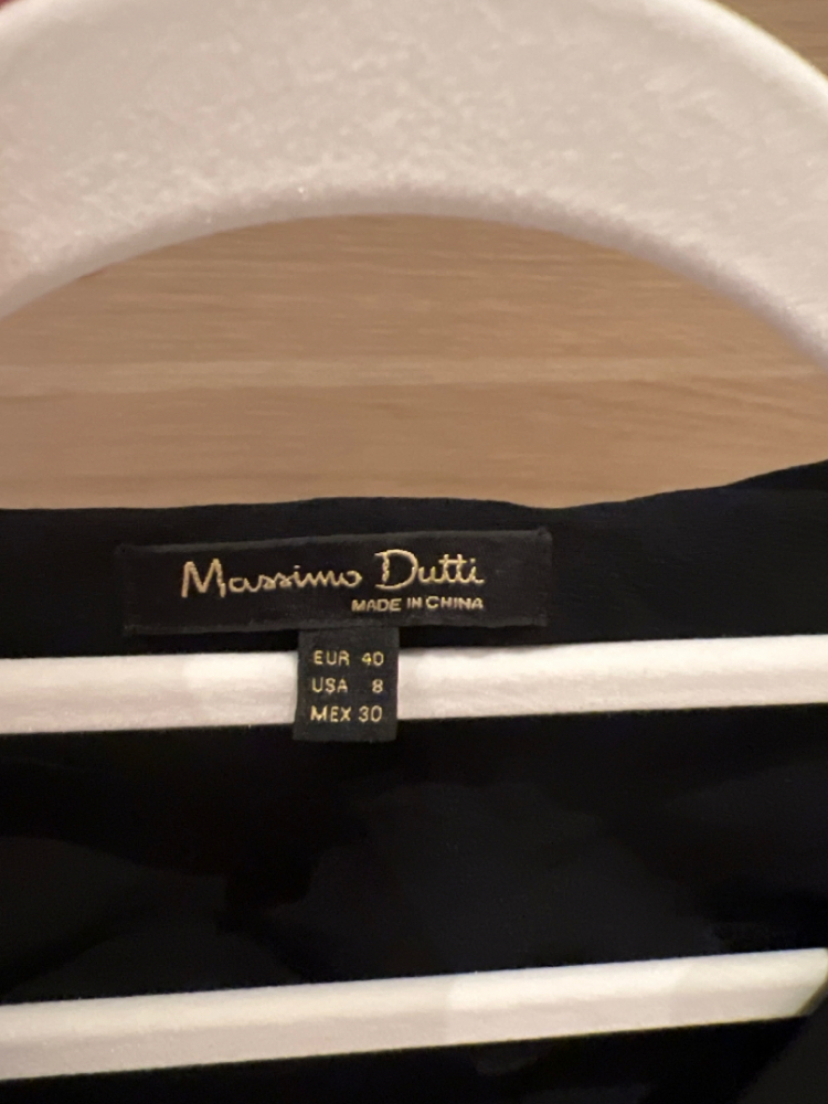 Massimo Dutti Schwarzes Kleid