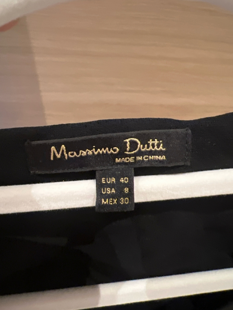 Massimo Dutti Schwarzes Kleid