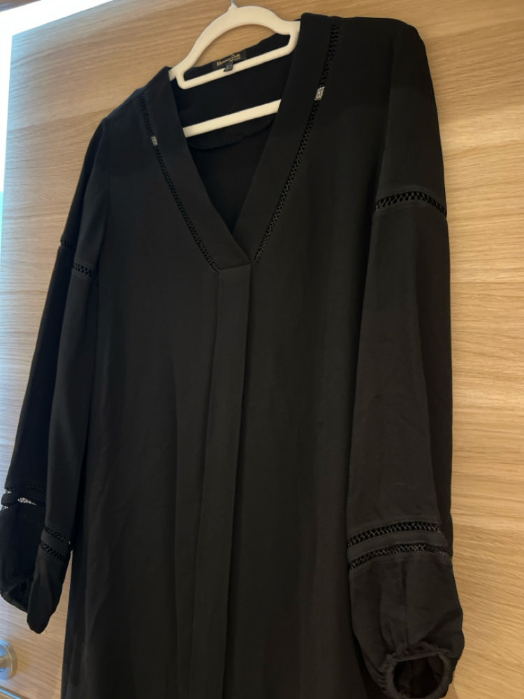 Massimo Dutti Schwarzes Kleid