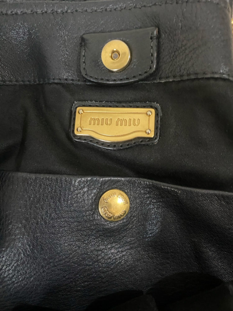 Miu Miu Sac en cuir