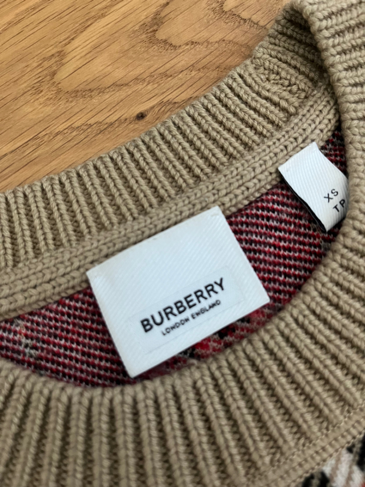 Burberry Pull laine mérinos