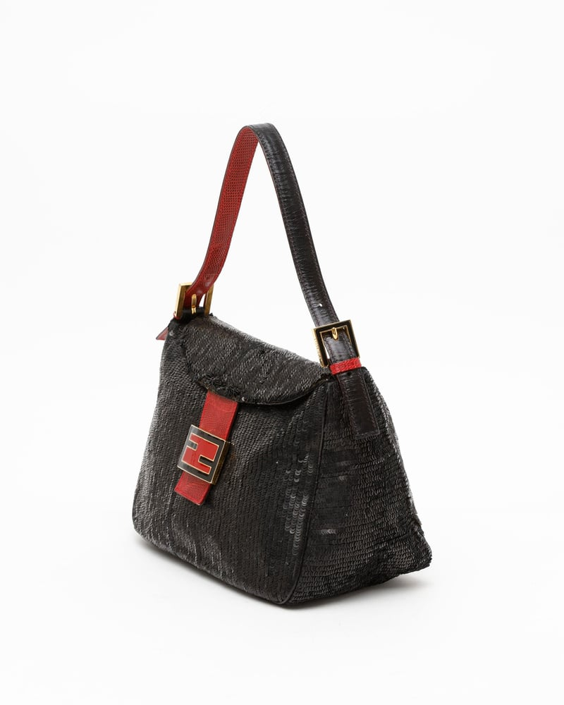 Fendi Sequin Baguette Bag