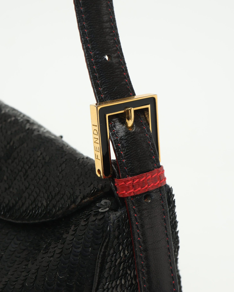 Fendi Sequin Baguette Bag