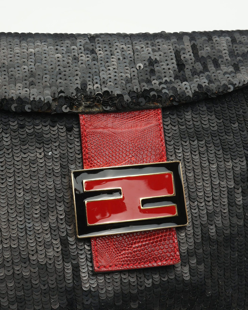 Fendi Sequin Baguette Bag