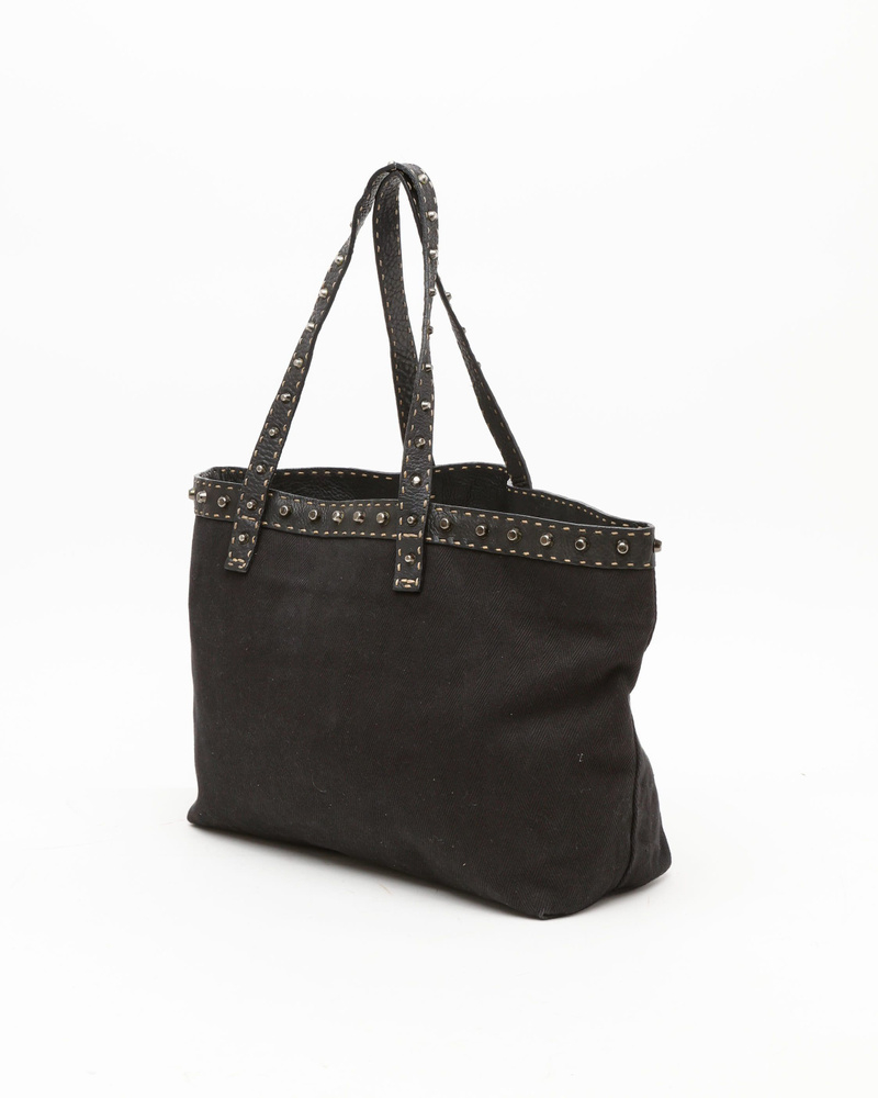 Fendi Studded Tote Bag