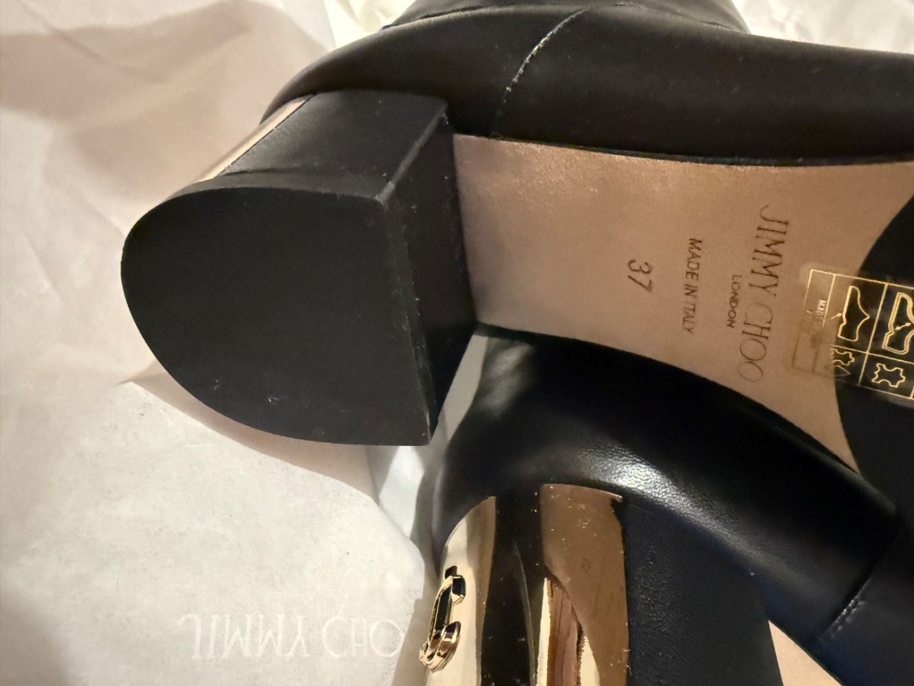 Jimmy Choo Bottes en cuir