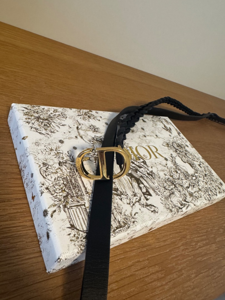 Christian Dior Ceinture à double tissage