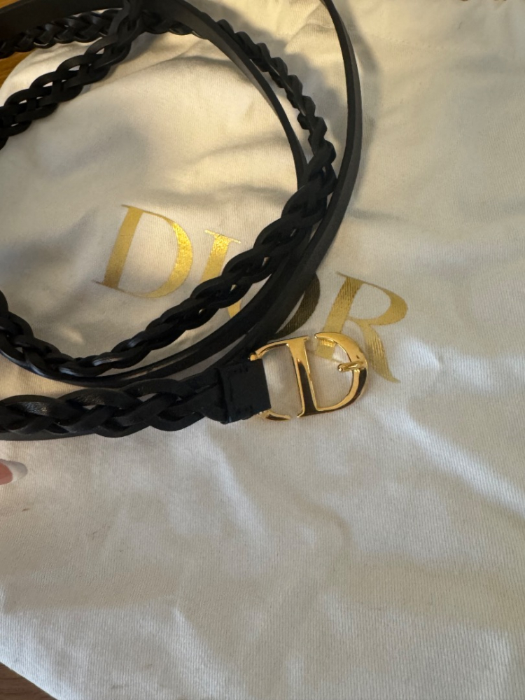 Christian Dior Ceinture à double tissage