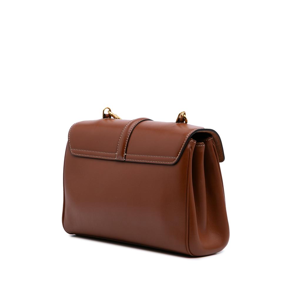 Celine B Celine Brown Calf Leather Teen Smooth skin Soft 16 Crossbody Italy