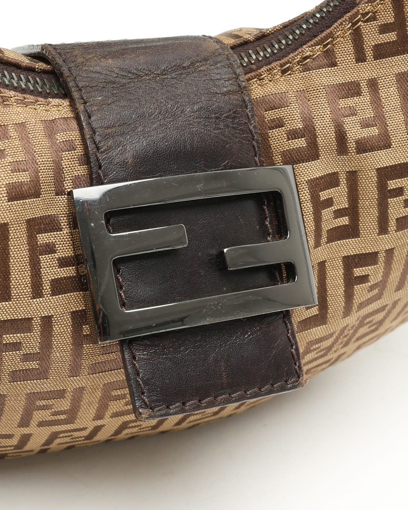 Fendi Zucca Croissant Bag