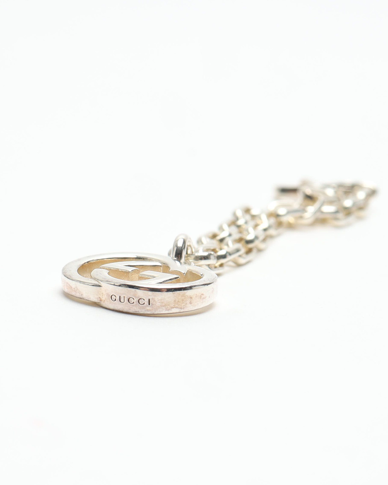 Gucci Logo Silver Bracelet