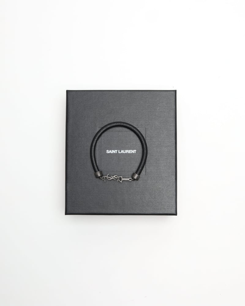 Saint Laurent YSL Leather Bracelet
