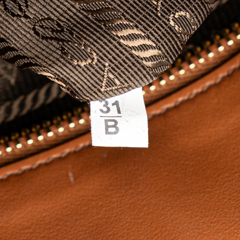 Prada B Prada Brown Canvas Fabric Small Symbole Triangolo Satchel Italy