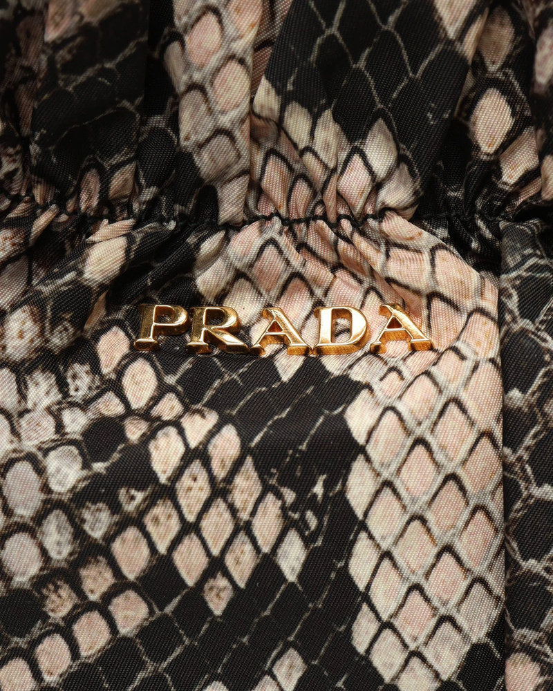 Prada Tessuto Python Print Bag