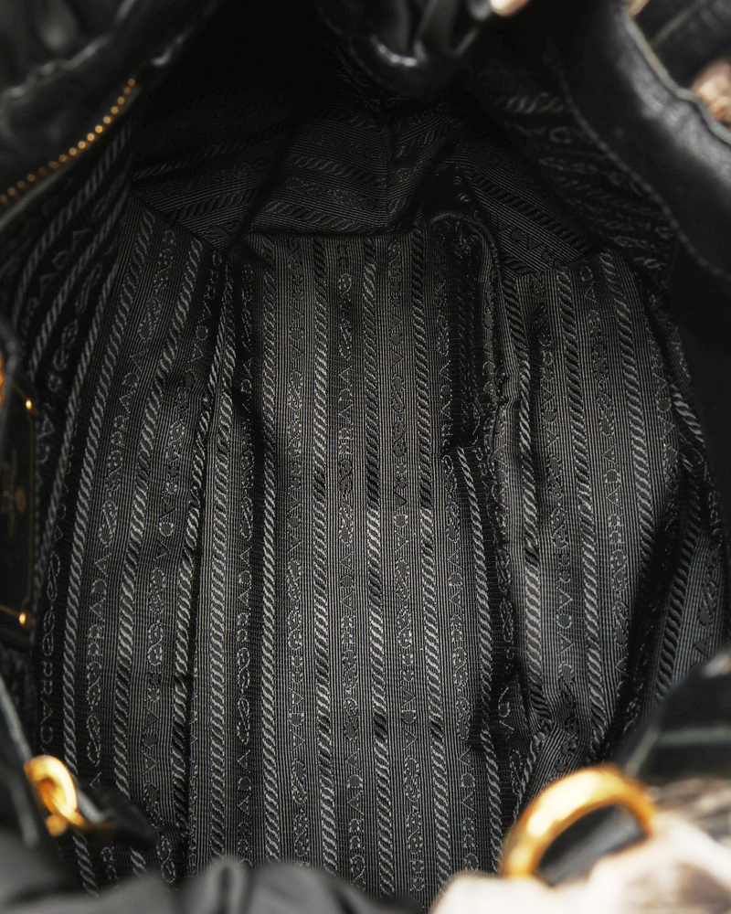 Prada Tessuto Python Print Bag