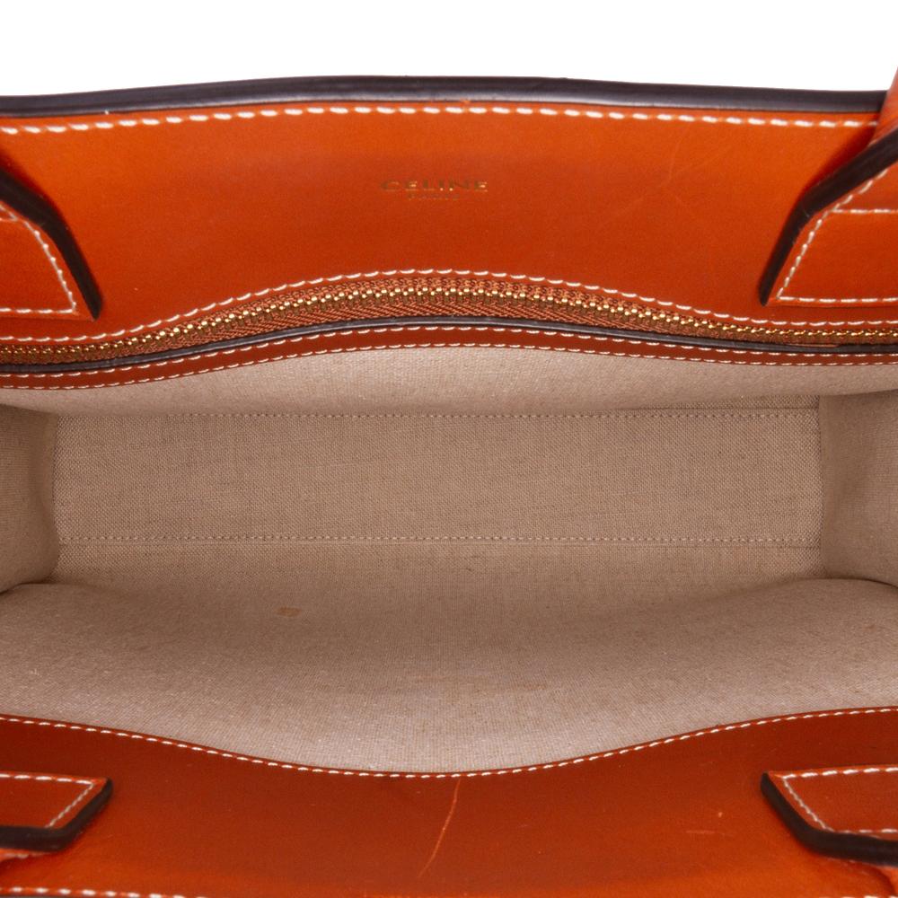 Celine B Celine Blue Canvas Fabric Small Triomphe Maillon Vertical Cabas Satchel Italy