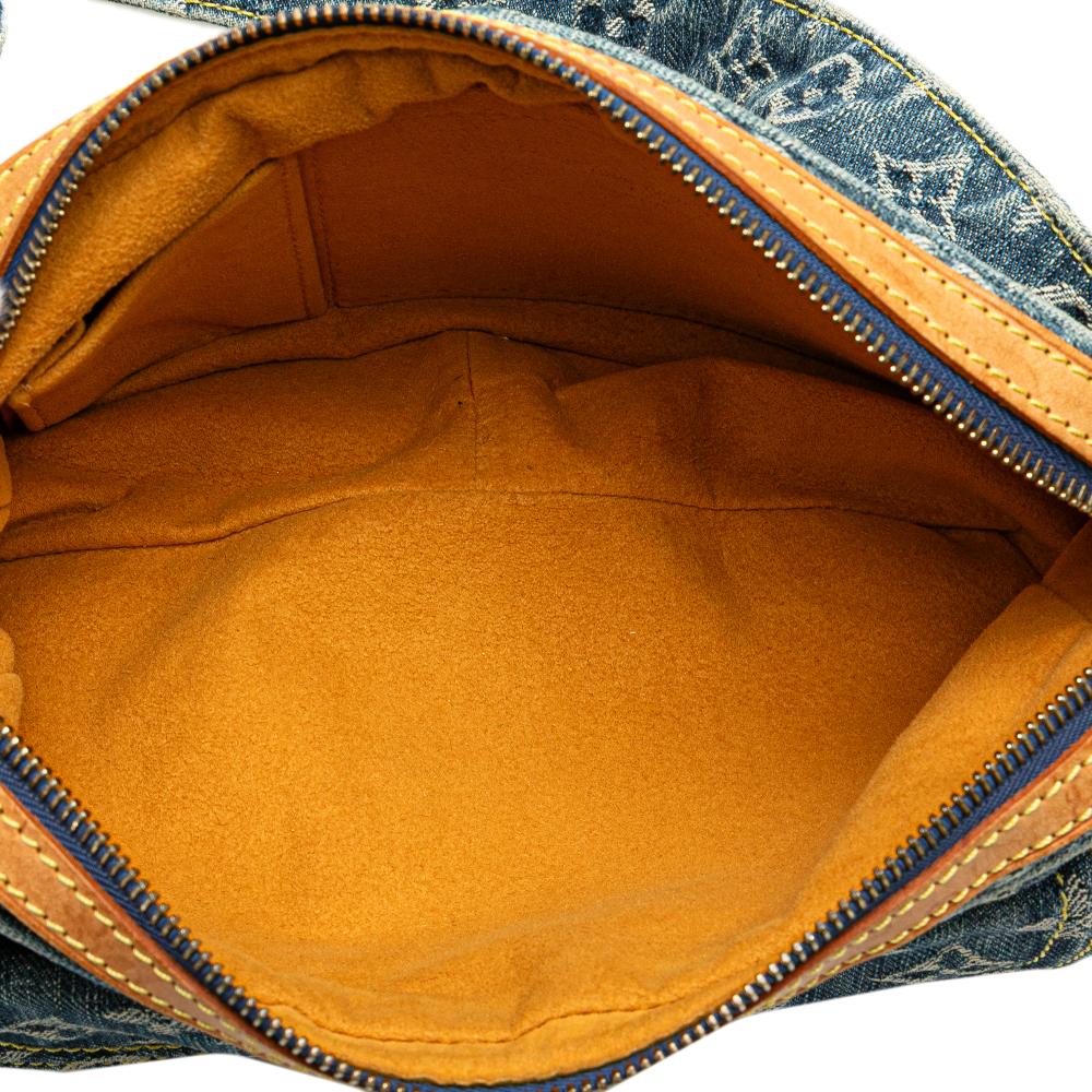 Louis Vuitton B Louis Vuitton Blue Denim Fabric Monogram Bum Bag France
