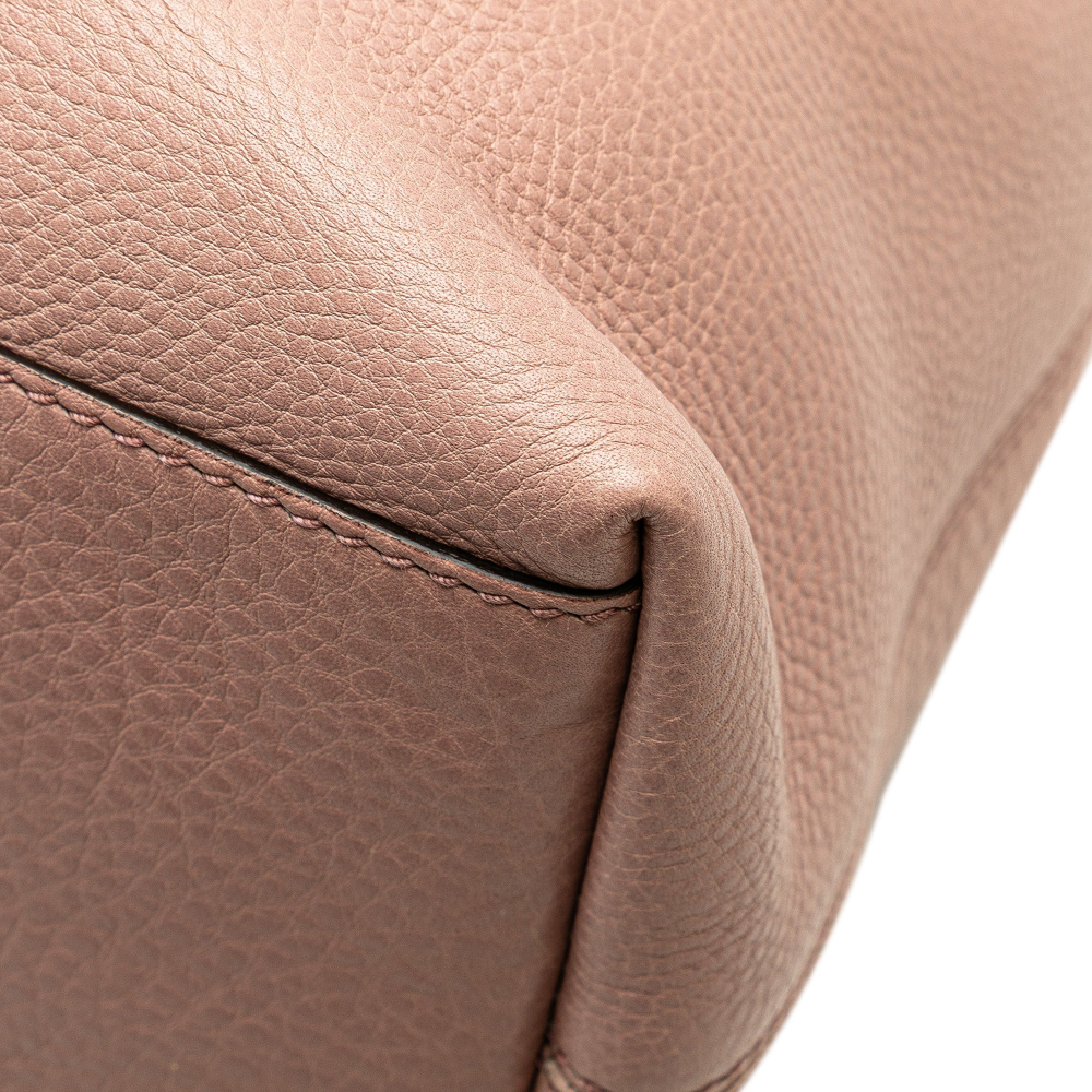 Gucci Soho Leather Shoulder Bag Pink