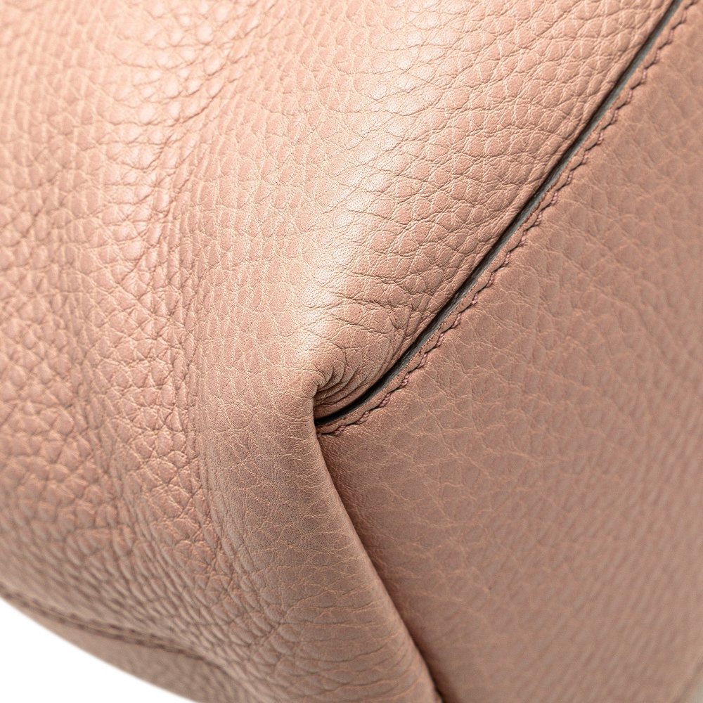 Gucci Soho Leather Shoulder Bag Pink