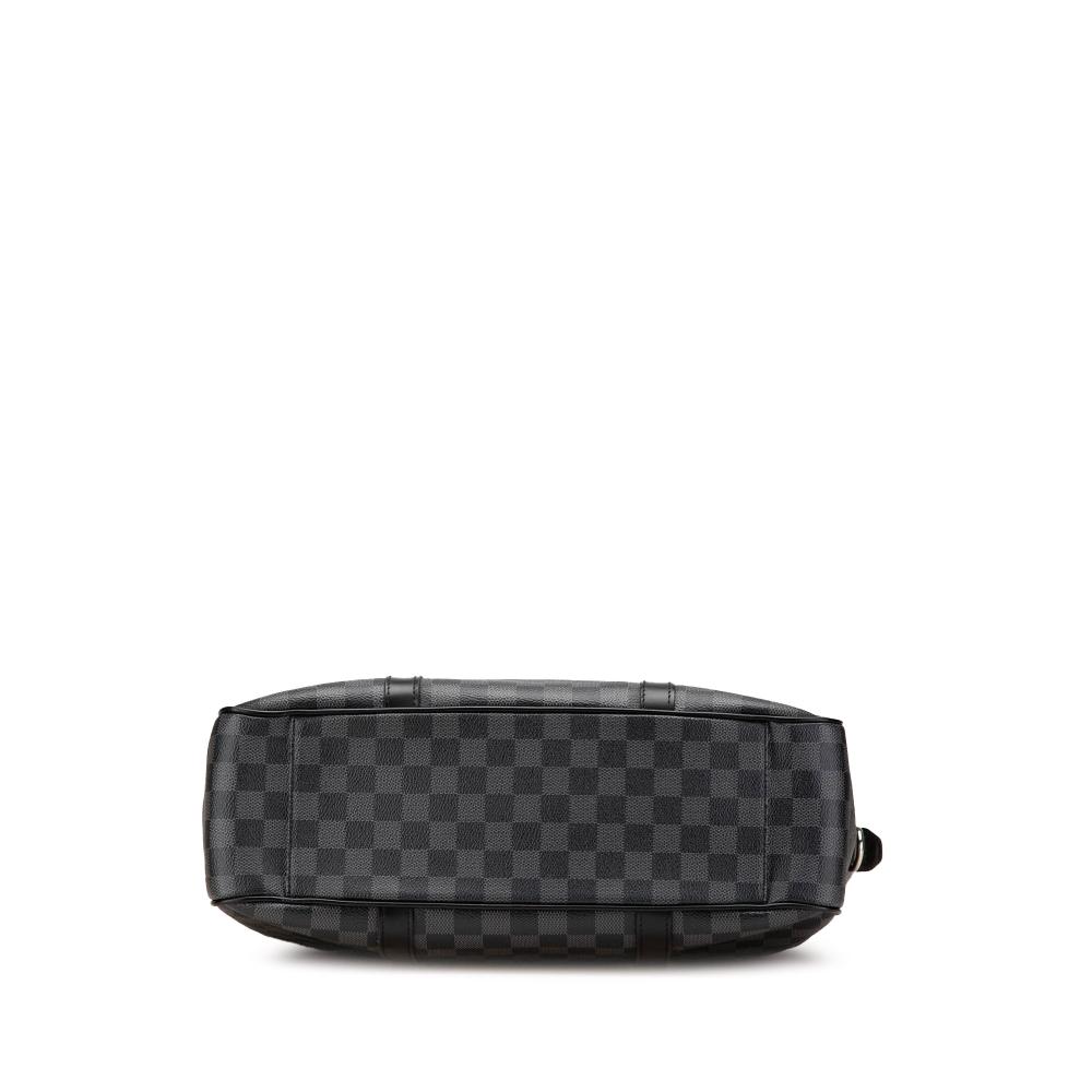 Louis Vuitton B Louis Vuitton Black Damier Canvas Canvas Damier Graphite Tadao PM France