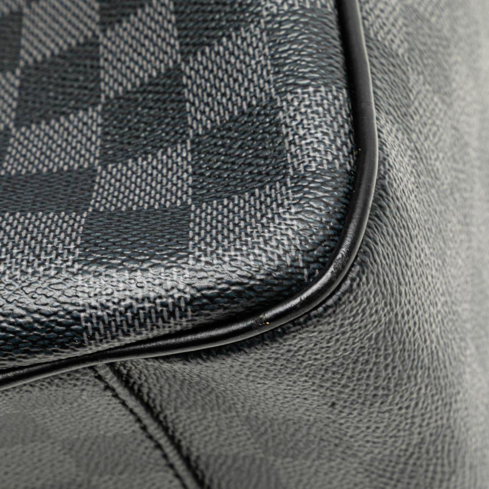 Louis Vuitton B Louis Vuitton Black Damier Canvas Canvas Damier Graphite Tadao PM France