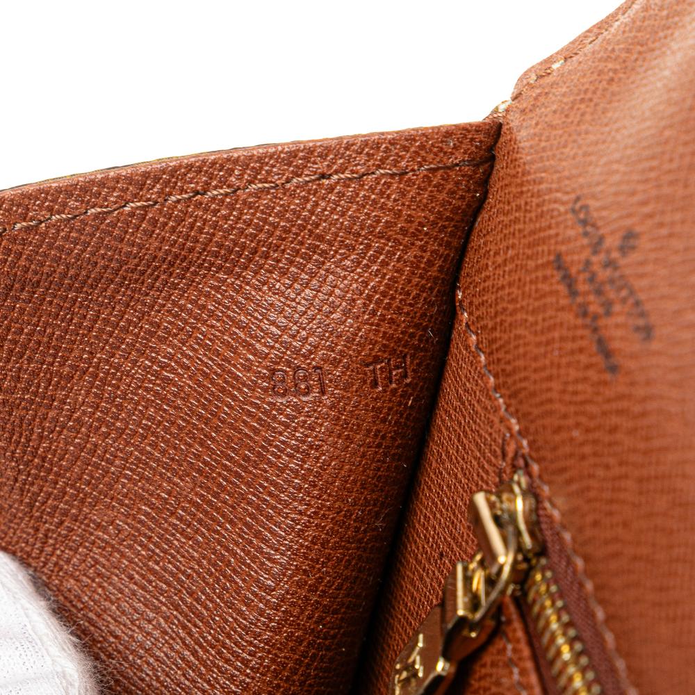 Louis Vuitton B Louis Vuitton Brown Monogram Canvas Canvas Monogram Pochette Dame PM France