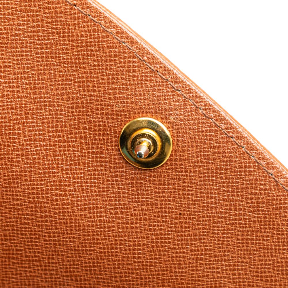 Louis Vuitton B Louis Vuitton Brown Monogram Canvas Canvas Monogram Pochette Dame PM France