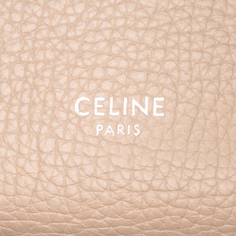 Celine B Celine Brown Light Brown Calf Leather Small Grained skin Big Bag Italy