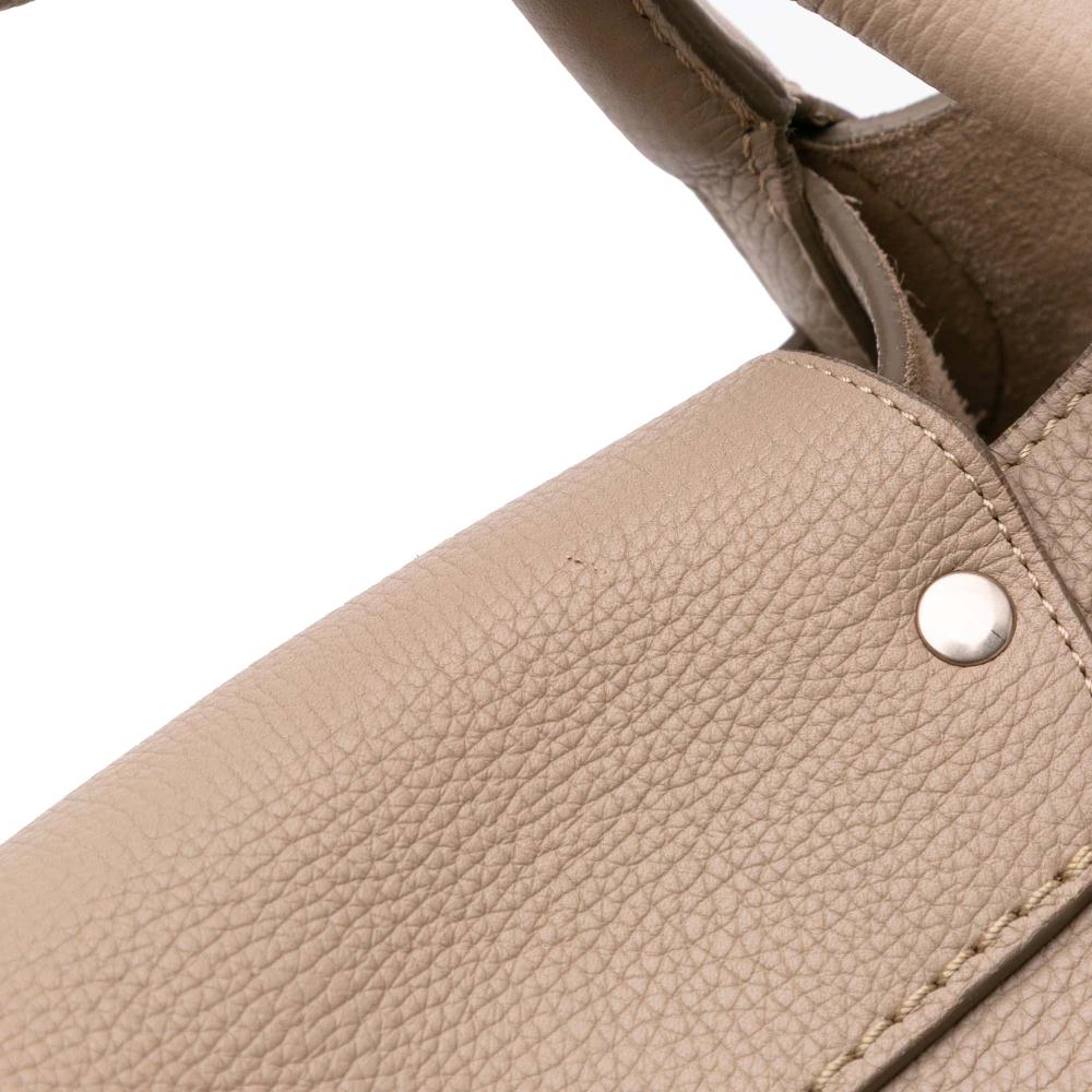 Celine B Celine Brown Light Brown Calf Leather Small Grained skin Big Bag Italy