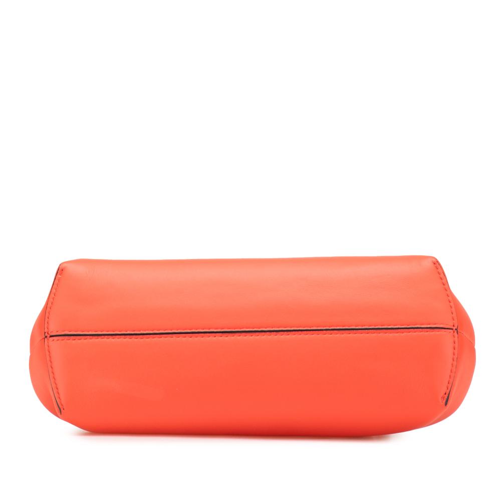 Fendi AB Fendi Orange Nappa Leather Leather Small Nappa Fendi First Crossbody Italy