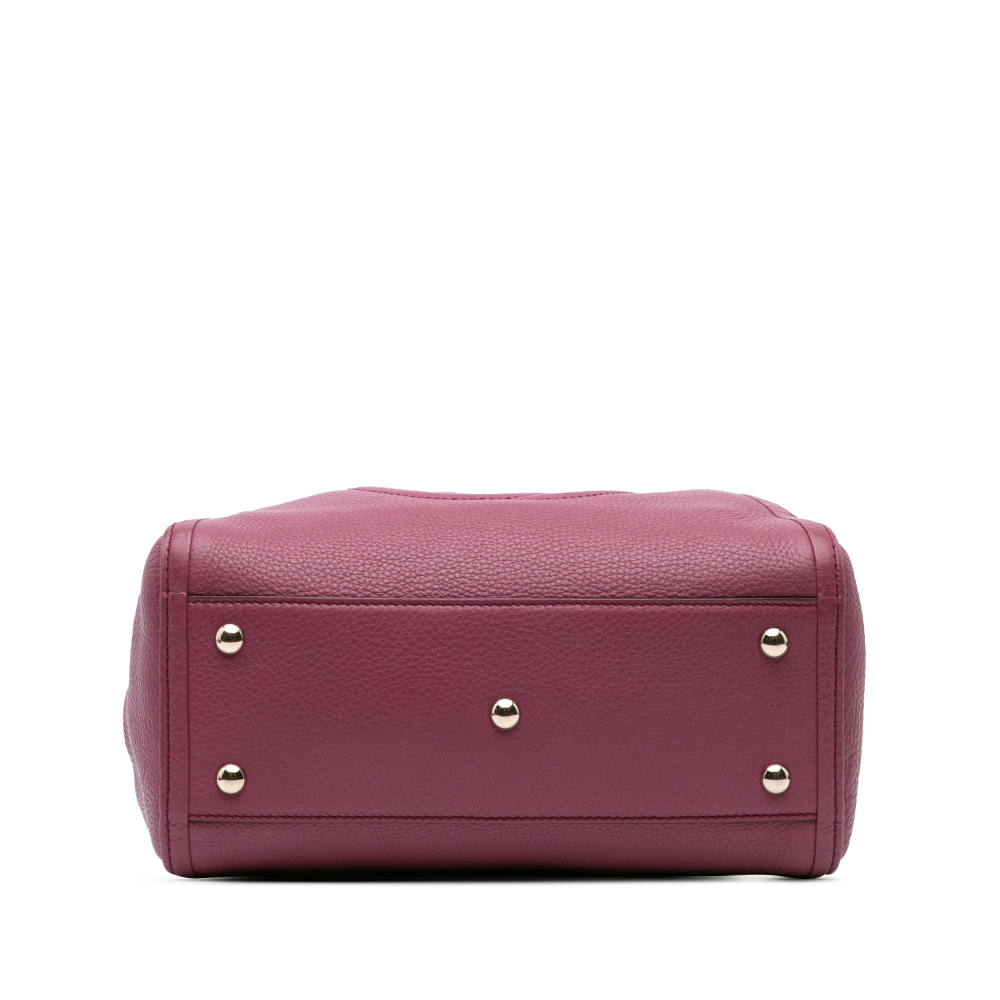 Gucci Soho Small Leather Hobo Shoulder Bag Pink