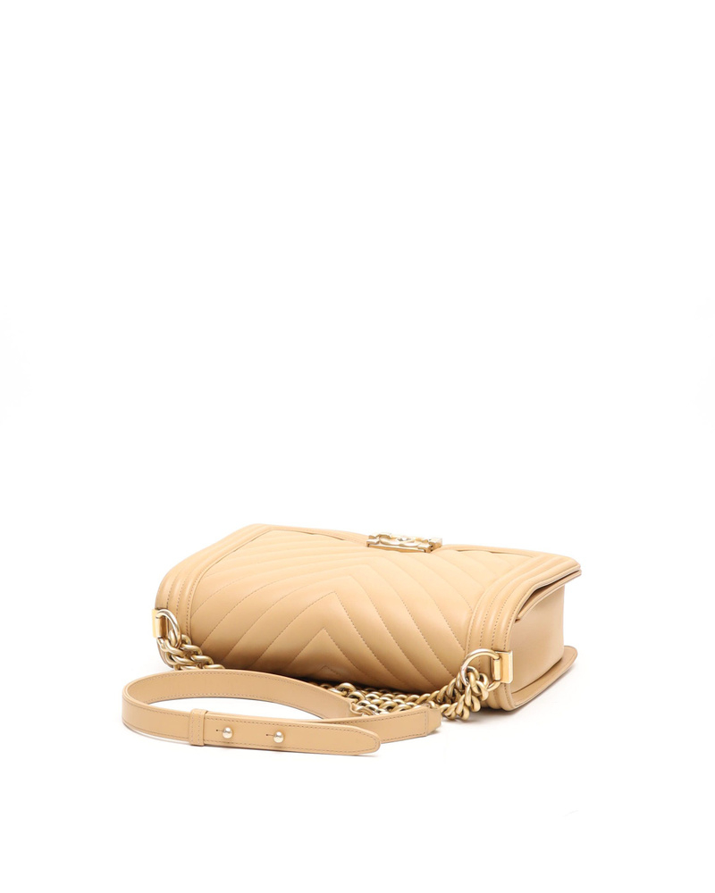 Chanel Large Chevron Boy Bag